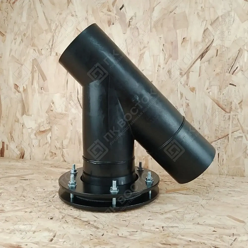 Ревизия канализационная 45 гр 160х110 SDR26 фланцевая удлиненная